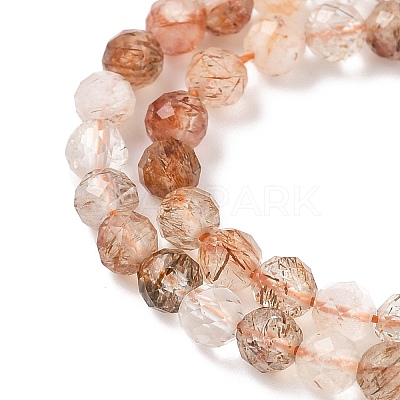 Natural Rutilated Quartz Beads Strands G-L622-C06-4mm-1
