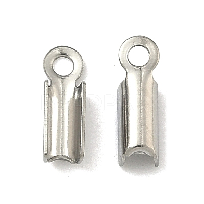 Tarnish Resistant 304 Stainless Steel Folding Crimp Ends LS-X-STAS-R063-28-1