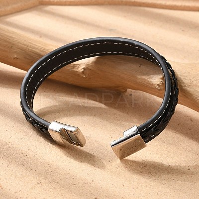 Imitation Leather Cord Bracelets X-BJEW-N0011-029B-1