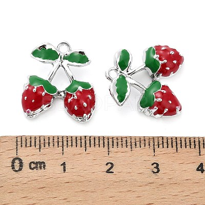 Alloy Enamel Pendants ENAM-F155-01P-1
