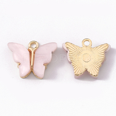 Alloy Acrylic Pendants LS-X-ENAM-R136-01C-1