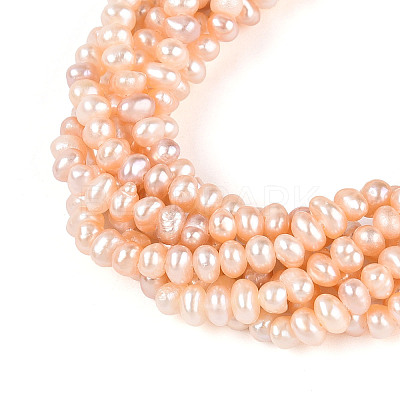 Natural Cultured Freshwater Pearl Beads Strands PEAR-N025-01C-1