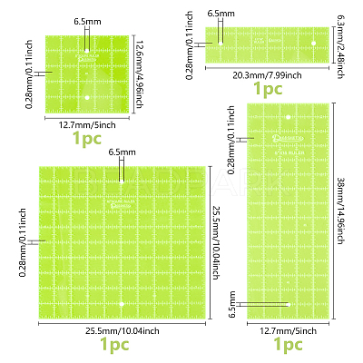 Acrylic Quilting Template TOOL-WH0155-162A-1