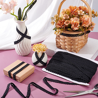 50M Polyester Stretch Lace Ribbon OCOR-HY0001-54B-1