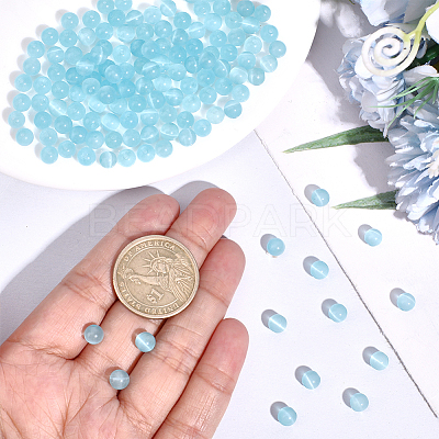 Cat Eye Beads G-PA0001-90A-02-1