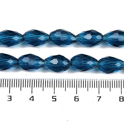 Transparent Glass Beads Strands EGLA-N013-T10mm-D25-1