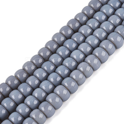 Opaque Glass Beads Strands GLAA-NH0002-B01-C02-1