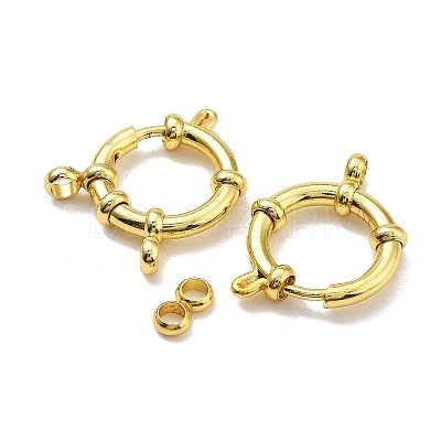 Ion Plating(IP) Stainless Steel Spring Ring Clasps STAS-G347-17C-G-1