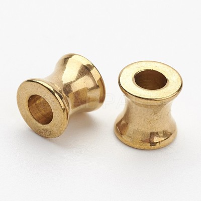304 Stainless Steel European Large Hole Beads OPDL-E005-15G-1