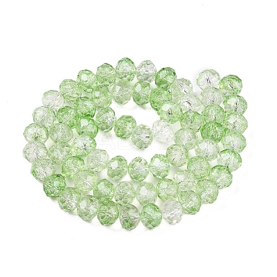 Transparent Glass Beads Strands X-GLAA-T023-4mm-A02-1