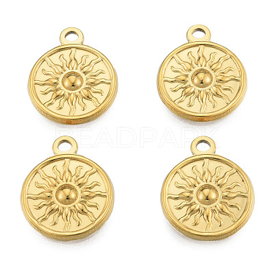 Ion Plating(IP) 201 Stainless Steel Pendants X-STAS-N098-223LG-1