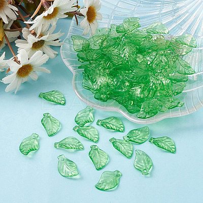 Transparent Acrylic Pendants TACR-YW0001-82-1