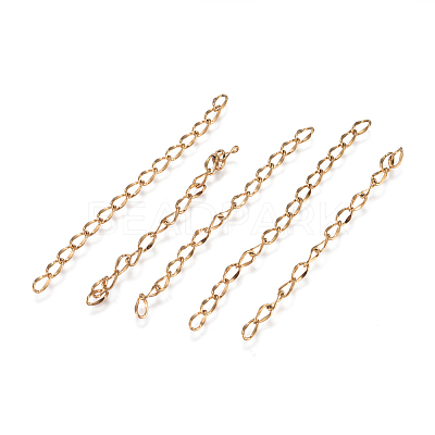 Ion Plating(IP) 304 Stainless Steel Chain Extender X-STAS-I147-01G-1