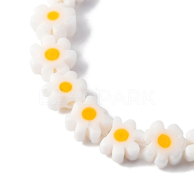 Handmade Millefiori Glass Bead Strands X-LAMP-J035-6mm-44-1