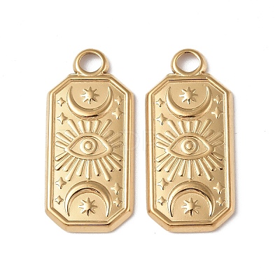 Ion Plating(IP) 304 Stainless Steel Pendants X-STAS-C066-23G-1
