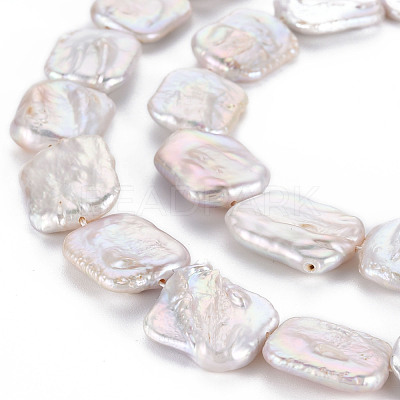 Natural Keshi Pearl Beads Strands PEAR-S020-K05-1