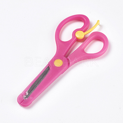 Stainless Steel and ABS Plastic Scissors TOOL-WH0100-03B-1