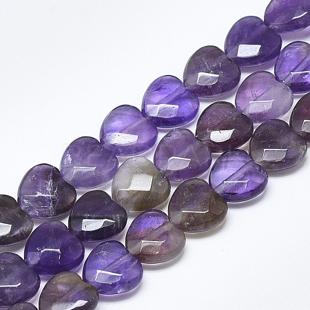 Natural Amethyst Beads Strands G-S357-E01-20-1