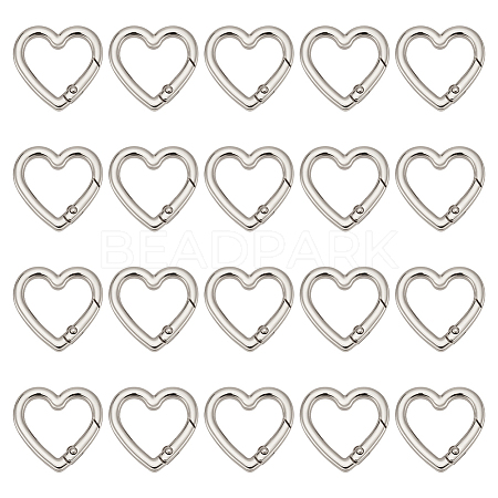 20Pcs Alloy Spring Gate Rings FIND-ME0002-82P-1