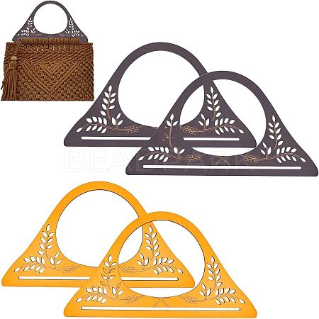 4Pcs Wooden Handles Replacement Part FIND-CA0002-58A-1