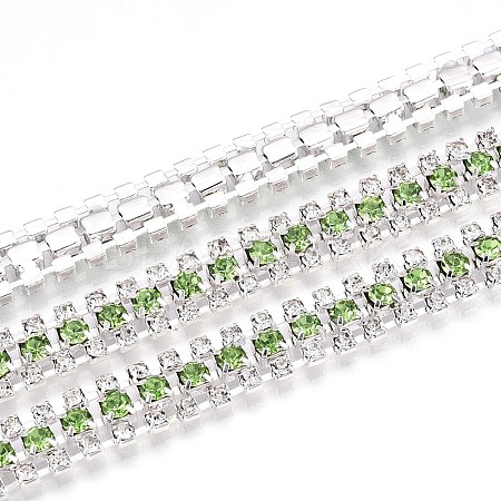 Iron Rhinestone Cup Chains CH-T006-04S-06-1