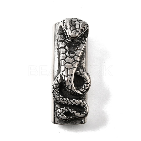 304 Stainless Steel Slide Charms STAS-F356-15AS-02-1