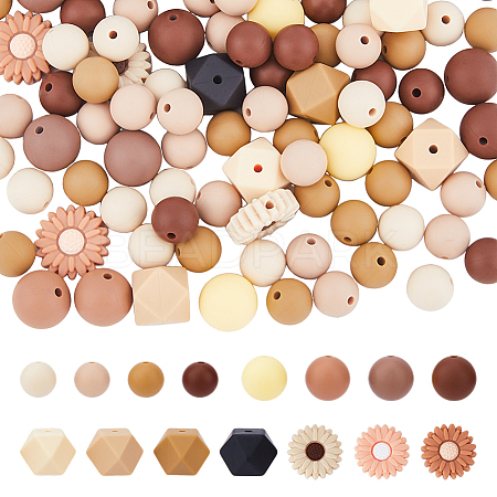 Food Grade Eco-Friendly Silicone Beads SIL-DC0001-53-1