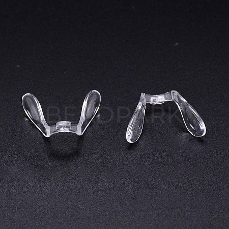 Plastic Eyeglass Nose Pads KY-WH0032-04-1