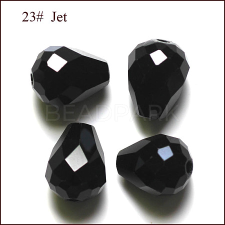 Imitation Austrian Crystal Beads SWAR-F062-10x8mm-23-1