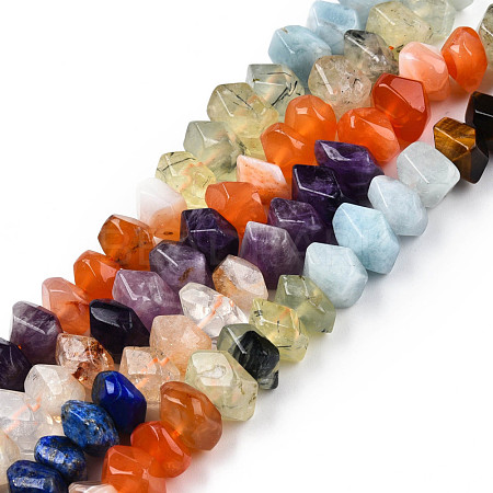 Natural Mixed Gemstone Beads Strands G-N327-05-1