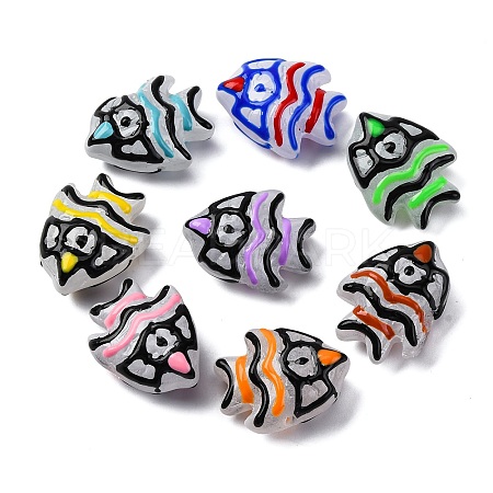 Handmade Lampwork Beads LAMP-S068-06M-1