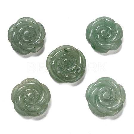 Natural Green Aventurine Carved Pendants G-Z088-01A-1