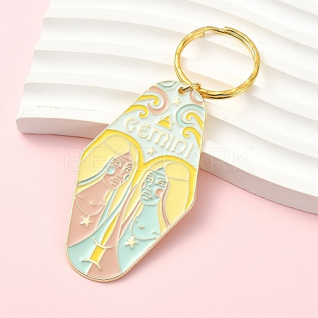 Alloy Enamel Keychains KEYC-YW00224-01-1