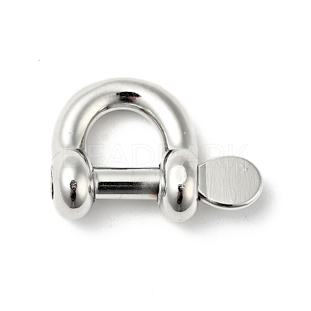304 Stainless Steel D-Ring Anchor Shackle Clasps STAS-C056-01P-1