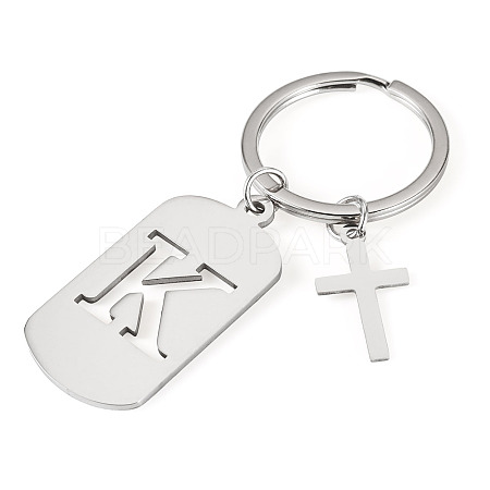 1Pc Stainless Steel Keychains KEYC-TADJ0001-08K-1