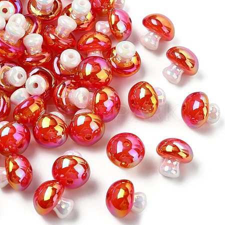 50Pcs Opaque Acrylic Beads OACR-CJ0002-59-1