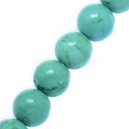 Natural Howlite Beads Strands TURQ-P027-32-8mm-1