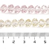 Transparent Painted Glass Beads Strands DGLA-A034-T6mm-A25-3
