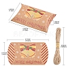 24Pcs 12 Styles Christmas Theme Cardboard Candy Pillow Boxes CON-FS0001-12-4