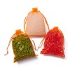 Organza Gift Bags with Drawstring OP-R016-13x18cm-14-3
