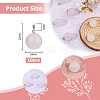 10Pcs Natural Rose Quartz Pendants G-HS0001-05-2