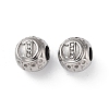 304 Stainless Steel Rhinestone European Beads STAS-A092-10D-P-1