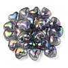 Transparent Crackle Acrylic Beads OACR-P010-14B-3