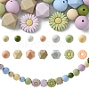 48Pcs 14 Styles Food Grade Eco-Friendly Silicone Focal Beads DIY-YW0008-83B-1