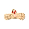 Graduation Season Alloy Enamel Pendants ENAM-R147-08F-G-1