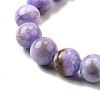 Natural Striped Stone Beads Strands G-D315-A01-02-6mm-4
