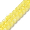 Natural Selenite Beads Strands G-F750-07-1