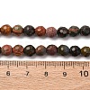 Natural Polychrome Jasper/Picasso Stone/Picasso Jasper Beads Strands G-E571-25A-3