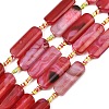 Natural Yellow Agate Beads Strands G-H342-B05-01-2