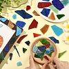 200G 2 Colors Multi-color Glass Mosaic Tiles MOSA-YW0001-01-4